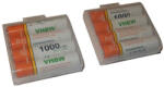 VHBW 8x Battery suitable for Philips, Grundig, Sennheiser, Amplicomms landline phone - 1000 mAh 1.2 V NiMH