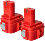 VHBW 2 db helyettesítő akkumulátor - Klauke RA4, RA5, RA3 Electric Power Tool - 1500 mAh, 12 V, NiMH