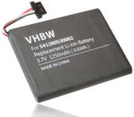 VHBW GPS Akkumulátor E4MT081202B22 - 1250 mAh 3, 7 V Li-Ion