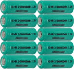 VHBW Akkumulátor cellák 2/3AAA helyettesítésére - 400 mAh 1, 2 V NiMH