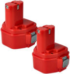 VHBW 2 db helyettesítő akkumulátor - Klauke RA4, RA5, RA3 Electric Power Tool - 3000 mAh, 12 V, NiMH