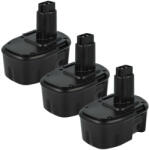 VHBW Elektromos szerszám akkumulátor DE9092, DE9091, DE9094, DC9091, DE9038 - 3000 mAh 14, 4 V NiMH - elektrohungary - 38 200 Ft