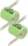 VHBW Gombelem Akkumulátor 1/3AA - 300 mAh 1, 2 V NiMH - elektrohungary - 4 000 Ft