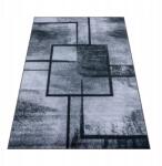 the carpet Szőnyeg Szürke Modern 220X160 CM Négyzetek Nappali Hálószoba Divatos (the carpet)