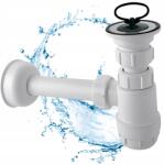 McAlpine 32 mm-es mosdószifon gumidugóval HC1L Eredeti (HC1L)