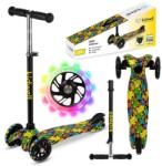 Kidwell UNO háromkerekű gyerekroller LED kerekekkel, Orbitail