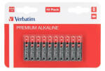 Verbatim Elem, AAA, alkáli, 10 db, VERBATIM "Premium (49874) - iconink