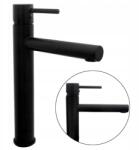 Rea Mosdó csaptelep fekete matt magas Rea Tess Mat mosdóhoz (REA-B0229)