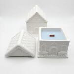 NOBAMO Gyertya Házikó - Fehér / Pamut KP39856