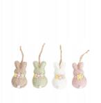 Homla Bunnis nyuszi medál szett virágokkal 4 db-os Homla (243521)