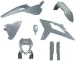 RTECH Enduro Full Plastic Kit 6 Pcs With Front Headlight Plastic & Factory Wrap Fork Protectors - R-kitbet-gr0-620 (r-kitbet-gr0-620)