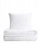 Homla Reya mikroszálas ágyneműhuzat dekoratív textúrával fehér 160x200 2*50x60 cm (243244)