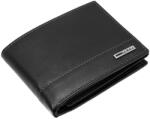 La Scala fémlogós férfi pénztárca valódi bőrből SFL1021 fekete