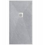 BALNEO Kompozit Zuhanytálca 90x100x2, 5 cm Világosszürke Stone Tray (STFLG9010025)