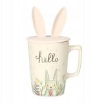 Homla Evie húsvéti bögre szilikon fedéllel fehér 0, 3 l Homla (HOM106/2020)