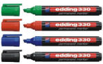 edding Alkoholos marker 1-5mm, vágott Edding 330 fekete - papirx