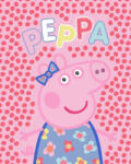 Peppa Malac Dots flanel polár takaró 130x160cm (CBX241002PP) - ostore