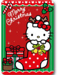 Hello Kitty Holiday Cheer Karácsonyi polár takaró 100x140cm (FML367314) - ostore