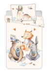 Állatok Állatos Woodland gyerek, ovis ágyneműhuzat 100×135cm, 40×60 cm