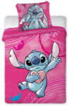 Stitch Disney Lilo és Stitch, A csillagkutya Heartbeat gyerek, ovis ágyneműhuzat 100×135 cm, 40×60 cm