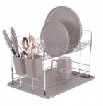 Berlinger Haus Edényszárító csepegtetővel BerlingerHaus Taupe BH-8596 (BH-8596)