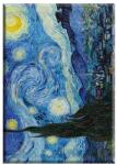 Fridolin Van Gogh Csillagos éj hűtőmágnes - 6, 3x5, 2 cm (VR-18343)