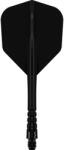 Mission Fluturas si tija darts Mission Force 90 Vortex negru, fluturas No6 si tija lunga (M001767)