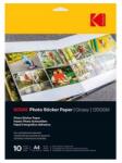 Kodak Papír fotó Kodak matricák Nyomtató címkék 10x 10db A4 (cat 3510-645)