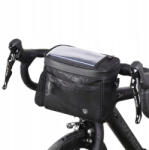 Wheel-Up Kerékpár első táska Wheel-Up Kormánytáska Mapnik 4l (SAKWA NA KIEROWNICĘ CZARNA)