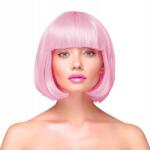 PartyPal Party paróka rövid egyenes haj világos rózsaszín (142981)