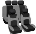 HD Racing Univerzális 8 részes üléshuzat szett - fekete-kék UL-AG28458/BG (6818BG) - autolife