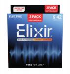 Elixir 16566 3-Pack Nanoweb Light gitárhúrok (16566)