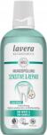 Lavera Folyadék, érzékeny fogakhoz, bio menta, bio kamilla, fluorid, alkoholmentes, 400ml