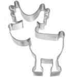 RBV Birkmann Rudolf rénszarvas kiszúró forma, rozsdamentes acél, 9cm magasság, 2, 5cm magasság, ezüst (195004)