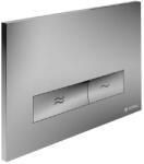  SCHELL Montus Konkav nyomólap WC tartályhoz, matt króm (031226499) - kazanmarket