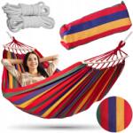 Gockowiak Strapabíró Elegáns Függőágy Rúddal Többszínű 200 Kg 260 X 150 (4904582494232)