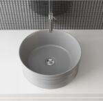 Rea Mosdókagyló Asztali kerek Rea Sami 36 cm ezüst (B08GPCBG1M)