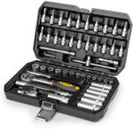 Fieldmann Set biti si tubulare cu cheie clichet 1/4 Fieldmann, 53 piese, în cutie (F-FDG5020-53R)