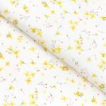 Goldea țesătură decorativă valencia - flori de narcise 280 cm