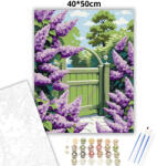  Üde orgonakapu - számfestő készlet - 40×50 cm (Keretre feszítve)