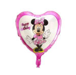 Balloons4party Balon folie inima roz Minnie Happy Birthday 43 cm - articole-petreceri - 19,99 RON