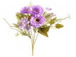 Decorer Buchet flori artificiale Anemona mov verzi 29 cm (A56.45.66B)