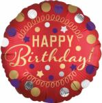 Amscan Balon din folie - Happy Birthday roșu