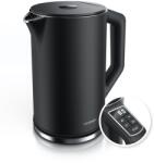 ARENDO Fierbator electric Arendo Elegant, 1.5L, 2200W, temperatura reglabila, negru (847416384) Fierbator