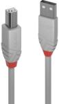 Lindy Cablu Lindy 1m USB 2.0 Type A to B Ant (LY-36682) - typec