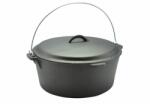 Perfect Home Ceaun fonta, cu maner si capac, 7.2 L, 30x14 cm, Perfect Home (12015) - artool Ceaun
