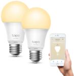 Tapo Bec inteligent TP-Link Tapo L510E, E27, 8.7W, lumina calda, pachet 2 bucati (Tapo L510E(2-pack))