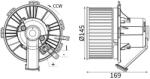 MAHLE Vnútorný ventilátor MAHLE AB 89 000S (AB 89 000S)