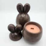 HARAHU Lumânare Dulce Iepuraș - Maro / Lămâie Verde, Busuioc, Mandarina KP39852