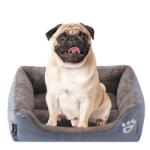  Pat culcus de iarna pentru caini, gri, marimea M, 54x40x14 cm, model DOG, KOT08 (ESELL-W-jolly_KOT08)